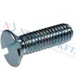 Slotted flat countersunk head machine screws