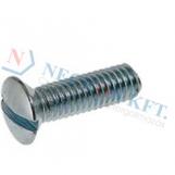 Slotted oval countersunk head machine screws